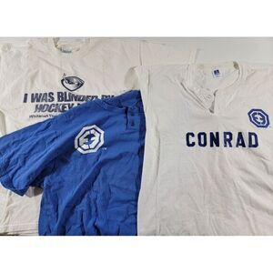 LOT OF 3! XL XXL  Vintage T-Shirt 100% COTTON MADE IN USA BIG SIZES Short Sleeve